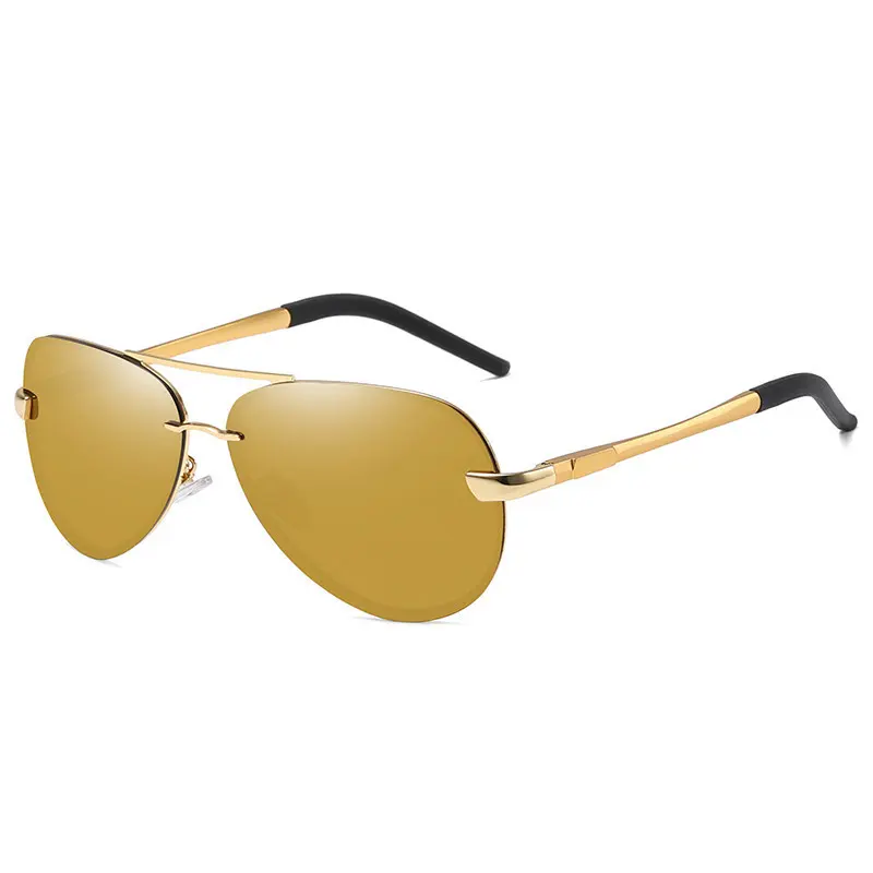 High quality gold mirror polarized lend aviation sunglasses men women fashion sunglasses wholesale metal sunglasses 2021