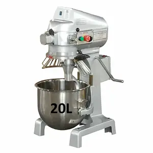 Mixer Pizza Meja, Peralatan Memanggang Mixer Kue Planet 20 Liter Penggunaan Rumah Mixer Roti Roti Roti