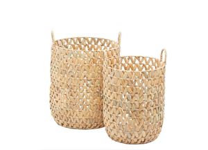 High Quality Handmade Hyacinth Laundry <b>Storage</b> <b>Baskets</b> Hand-Woven Natural For Home Made in Vietnam - Product Image 3
