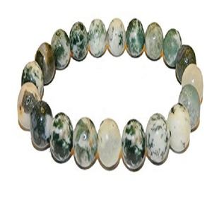 Bracelet en pierre d'agate des arbres indiens, bijou en cristal naturel, à la mode, cadeau pour hommes et femmes, énergie, méditation - Product Image 6