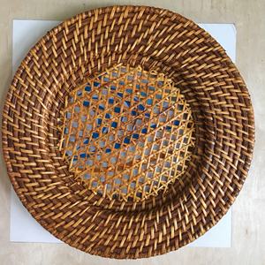 Placa de cargador de ratán Natural para boda de Vietnam - Product Image 6