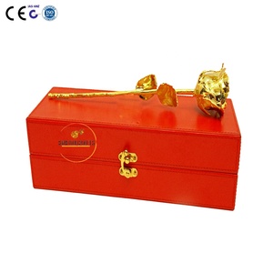 SANAAR CRAFTS Luxury Handmade Real Rose 24K Gold Plated Festive Floral Decoration for Christmas Halloween Graduation Valentine's - Product Image 5