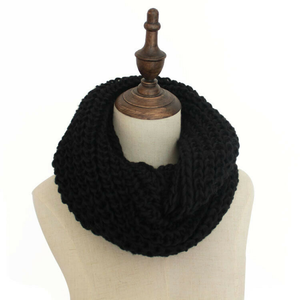 Fashion Warm New Custom Design 12 Colors Ribbed Crinkle <b>Hijab</b> Knitting Jacquard <b>Jersey</b> Cotton Scarf For Women - Product Image 4