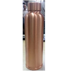 Luxurious Quality Copper <b>Bottle</b> Durable Reliable Handmade Plain Design for Direct Drinking <b>Customized</b> Sizes Reasonable Price - Product Image 4