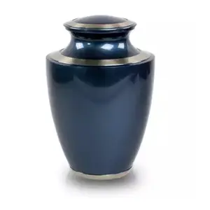 Mavi keepsake kremasyon Urn İnsan külleri için gömme hizmetleri cenaze hizmetleri ucuz fiyata mevcut