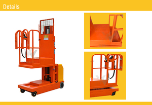 Pengangkat Barang <span class=keywords><strong>Semi</strong></span> Elektrik 200kg dengan Tinggi Angkat 40mm, Panjang Garpu 640mm, Lebar Garpu 600mm, Ban Poliuretan - Product Image 5