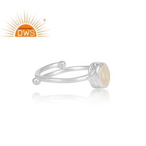 Beier — bague en pierre précieuse pour femmes, opale éthiopienne, argent Sterling 925, décontractée, vente en gros - Product Image 3