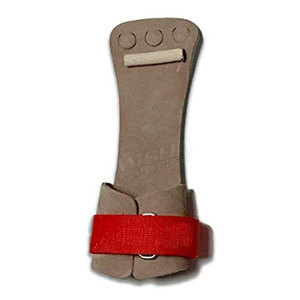 Empuñadura de levantamiento de pesas, agarre de mano de cuero cómodo, logotipo personalizado, para gimnasia - Product Image 2