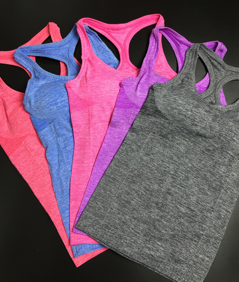 Women's Sexy Short Length Gym Athletic Tank Tops Custom Wholesale Lace Sleeveless Loose Fit Yoga Running Shirts Hip Hop Knitted
