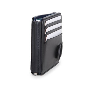 Hot Sale <b>Men</b> Genuine Leather <b>Wallet</b> Made in Turkey <b>Black</b> Gift Box Optional Customized Logo Short 2-5 Days <b>Men</b> - Product Image 3