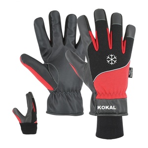 Guantes de Seguridad Mecánicos KOKAL de Cuero PU con Agarre Flexible para Uso en Talleres y Garajes (Personalizables) - Product Image 4