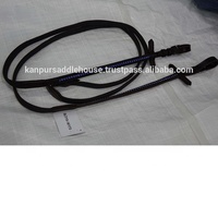 Rênes en cuir pour chevaux, pour usage équestre, taille et couleur personnalisables