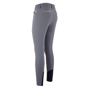 Culotte extensible pour femmes Patch au genou en daim Vêtements équestres personnalisés en vrac Vente en gros Pantalon d'équitation - Product Image 4