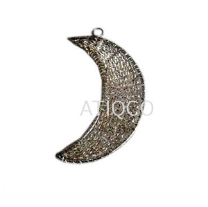 Moderne Vintage X-Mas Suspendu Décoration Fil de Fer et Perles de Verre Ventilateur pour Arbre de Noël Élégant et Dernier Ornement Suspendu - Product Image 4