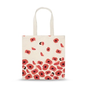 Bolso de compras con logotipo personalizado impreso, bolsa de lona barata de algodón orgánico 100% para mujer, moda ecológica al por mayor - Product Image 1