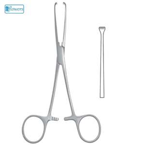 คีมหนีบเนื้อเยื่อ allis แบบแมนนวลทำจากสแตนเลสพื้นฐานเครื่องมือผ่าตัด - Product Image 1