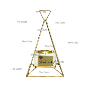Quemador de Incienso de Mármol y Metal con Incienso de Oud de la Mejor Calidad, Color Dorado, para Bodas y Eventos - Product Image 2