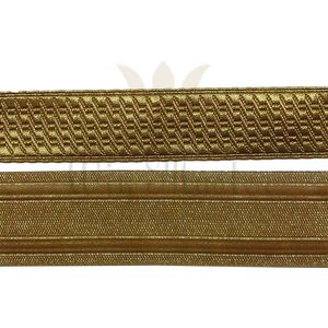 Uniforme de galones, trenza/encaje dorado, francés, para vestidos - Product Image 2