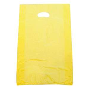 Sac en plastique de qualité alimentaire biodégradable en HDPE avec poignée en forme de gilet découpée - Product Image 4