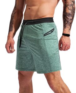 Pantalones cortos deportivos de nailon para hombre, shorts de Entrenamiento Personalizados para culturismo informal - Product Image 1