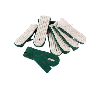 Hombreras alemanas en plata y verde - Product Image 1