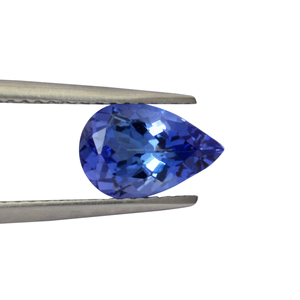 2.94 CTS สีฟ้าแทนซาไนต์ธรรมชาติสีฟ้า9X6มม. ลูกแพร์ตัดหลวมอัญมณีคู่สำหรับจี้ต่างหูเครื่องประดับอัญมณีซื้อจากผู้ผลิตอินเดีย - Product Image 1