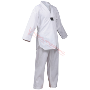 Uniforme de Taekwondo 100% coton unisexe pour adulte, costume traditionnel d'arts martiaux pour Judo et Jiu-Jitsu - Product Image 1