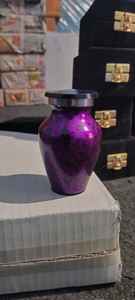 อลูมิเนียมสีชมพูเพชรตัดแกะสลักที่ระลึกงานศพโกศศพอุปกรณ์ BRASSWORLD อินเดีย - Product Image 3