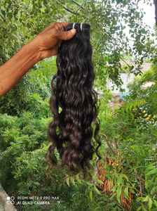 Indien 10A Épais Vague D'eau Vierge Remy Cheveux Bouclés Bundles 100% Non Transformés Vierge Extensions de Cheveux Humains Machine Double Trame - Product Image 5