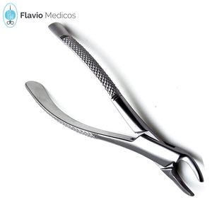 High Quality <b>Extracting</b> Tooth Forceps Three Root On Side Stainless Steel Dental Instruments - Product Image 2