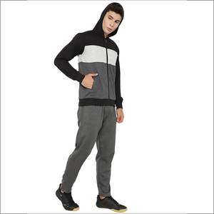 Vente en gros de tenues de sport 2 pièces pour hommes, ensemble pantalon de survêtement et sweat à capuche, conception personnalisée, tenues de jogging avec logo, ensembles de tenues de sport - Product Image 3