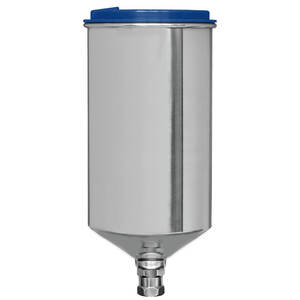 Pistola de pintura en aerosol de aire con alimentación por gravedad, 600, 1000ml, taza de aluminio - Product Image 2