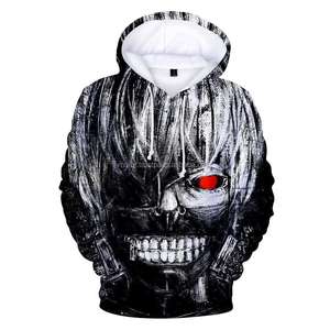 Hoodie d'hiver pour homme, faible MOQ, grande taille, MSWMH62, imprimé crâne à yeux rouges personnalisé, 100% polyester polaire, sublimation, séchage rapide - Product Image 3