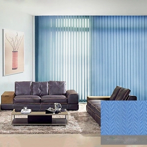 Pare-soleil motorisé en tissu, stores transparents verticaux, trois nuances à roulettes - Product Image 1
