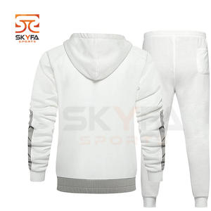 Survêtements personnalisés en coton/polyester pour hommes, survêtement de jogging élégant sur mesure - Product Image 3