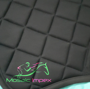 Funda de sillín dorada de alta calidad con manta de caballo acolchada Producto ecuestre multiusos para saltar Forro de polialgodón - Product Image 4