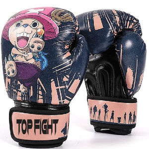 ถุงมือชกมวยสำหรับทุกเพศถุงมือฝึกชกมวยทำจากหนัง PU ปรับสายรัดข้อมือได้มีโลโก้และสีตามสั่ง - Product Image 1