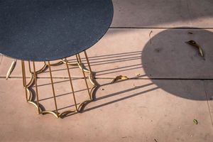 Mesa redonda de hierro hecha a mano en la India compradores comerciales uso Hotel Oficina habitación nuevos diseños personalizar tamaño 2023 moderno personalizado - Product Image 6