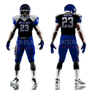 2025 gros uniforme de Football américain pour garçons jeunes couleur personnalisée XL haut de Football américain chemises Technique de Sublimation - Product Image 3