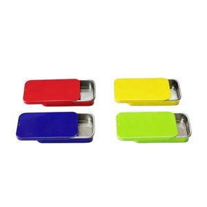 <span class=keywords><strong>Vendita</strong></span> calda piccoli contenitori di imballaggio cosmetico scatole di latta scorrevoli/scatole di balsamo per le labbra/scatola di latta natale - Product Image 6