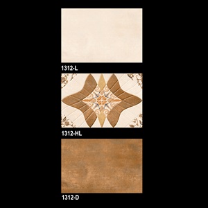 Carreaux muraux en céramique émaillée de couleur claire pour salle de bain 300x450mm - Product Image 4