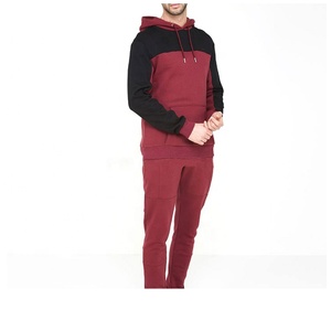 Haute qualité plaine fermeture éclair survêtement personnaliser blanc broderie Logo conception polaire à capuche et survêtement ensemble pour hommes vêtements de sport 2023 - Product Image 6