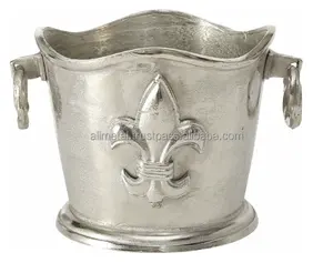 Cubo de champán de lujo de aluminio y metal personalizado, enfriador de vino o bañera de hielo para fiestas en interiores y exteriores y también para Decoración - Product Image 1