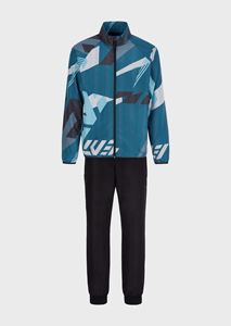 ชุดวอร์มออกกำลังกายแบบมีซิปสำหรับผู้ชาย,ชุดวิ่งมีฮู้ดและแบบเฉพาะปี HH-1 - Product Image 4