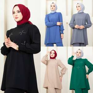 อาบายาคาฟตานเสื้อผ้าอิสลามสำหรับผู้หญิง,เสื้อคลุมกิโมโนสไตล์ดูไบอาหรับมุสลิมแฟชั่นอิสลามชุดเดรสเรียบง่ายคุณภาพสูงจากตุรกีสำหรับฤดูกาลใหม่ - Product Image 6
