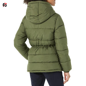 Vestes bouffantes pour femmes, vêtements d'hiver, manteaux à bulles, en Polyester, remplissage de wading, Logo personnalisé, produit respirant - Product Image 3