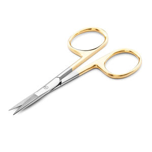 OEM logotipo personalizado Extra fuerte manicura pedicura tijeras Top nueva hoja recta de acero inoxidable para uso de belleza - Product Image 1