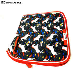 2025 mejor accesorio ecuestre de alta calidad sublimación impresa unicornio caballo sillín almohadilla - Product Image 3