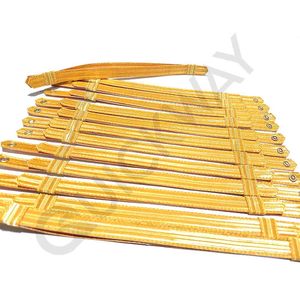 Correas de barbilla de Oficial ceremonial de color dorado personalizado Cordón de sombrero cómodo para exteriores en gran cantidad a la venta - Product Image 5