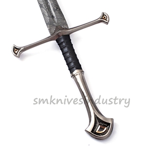 Espada de El Señor de los Anillos, Hermosa Espada de Batalla de un Solo Lado con Recubrimiento de Damasco y Funda (Smk1955) - Product Image 5